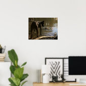Poster Fishin' Pit Bull (Bureau à domicile)