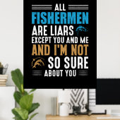 Poster Fishing Art All Fishman (Bureau à domicile)