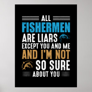Poster Fishing Art All Fishman