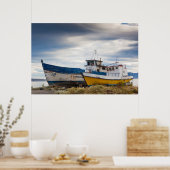 Poster Fishing boats (Cuisine)