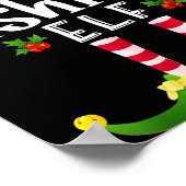 Poster Fishing Christmas Elf Matching Pajama X-mas Party (Coin)