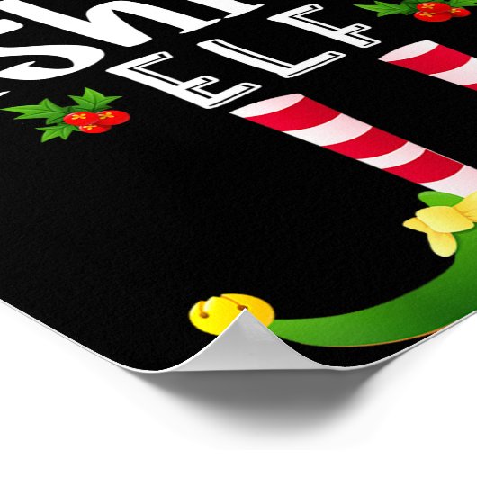 Poster Fishing Christmas Elf Matching Pajama X-mas Party  (Coin)