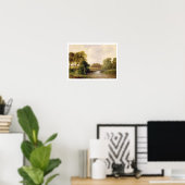 Poster Fishing (pétrole contre canvas) (Bureau à domicile)