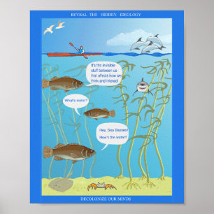Poster Fissures dans le Monde - Comment va l'eau ? -
