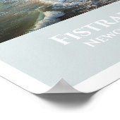 Poster Fistral Beach, Newquay, Cornouailles au coucher du (Coin)