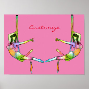 Poster Fitness aérienne Yoga Thunder_Cove