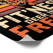 Poster Fitness Deer In My Zer Deer Hunting  (Coin)