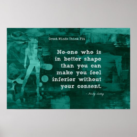 Poster Fitness for Self-Confidence ! (Devant)