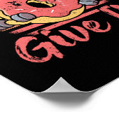 Poster Fitness Funny Fitness Gym Barbell (Coin)