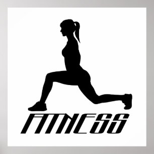 Poster Fitness girl