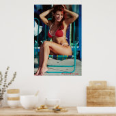 Poster Fitness Girl (Cuisine)