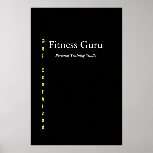 Poster Fitness Guru (Devant)
