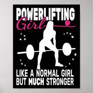 Poster Fitness Gym Powerlifter Poids