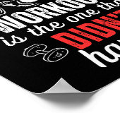 Poster Fitness Gym Workout motivation citation, Exercice (Coin)