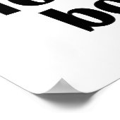 Poster Fitness J'Ai Travaillé Dur Pour Le Corps (Coin)