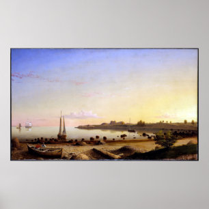 Poster Fitz Henry Lane Stage Fort Gloucester Harbour