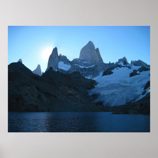Poster Fitz Roy et Laguna de los Tres (Devant)