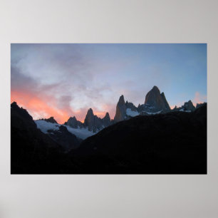 Poster Fitz Roy Sunset