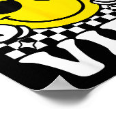 Poster Five Is A Vibe 5th Birthday Groovy Boys Girls 5 Ye (Coin)