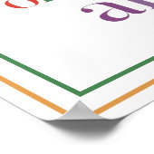 Poster Fixez vos pensées sur les choses d'en haut Citatio (Coin)