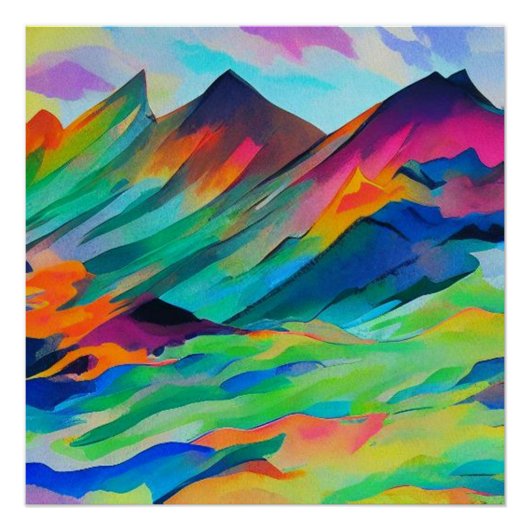 Poster Fjellandskap 9 (Devant)