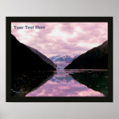 Poster Fjord Glacier (Devant)