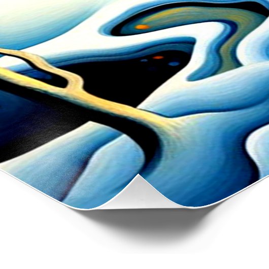 Poster Fjord Hiver 1 (Coin)