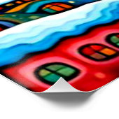 Poster Fjord Hiver 3 (Coin)