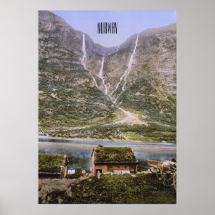 Poster Fjord norvégien