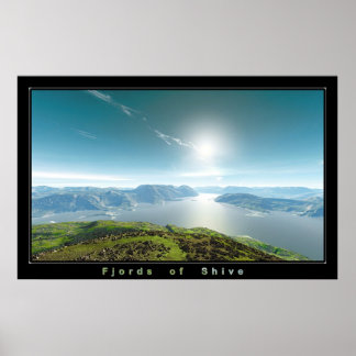Poster Fjords de Shive