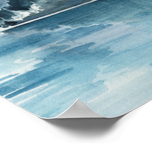 Poster Fjords d'hiver (Coin)