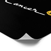 Poster Fk Enfance Cancer Ribbon Sensibilisation Hommes W (Coin)