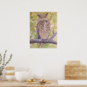 Poster Flaco le Grand-duc eurasien (Cuisine)
