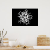 Poster Flacon de neige en cristal de glace (Cuisine)