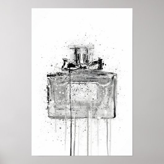 Poster Flacon de parfum 'Candy Floss' pour Noël (Devant)