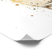 Poster Flacon de parfum 'Gold' pour Noël (Coin)