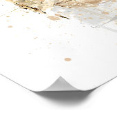 Poster Flacon de parfum 'Platinum Gold' pour Noël (Coin)