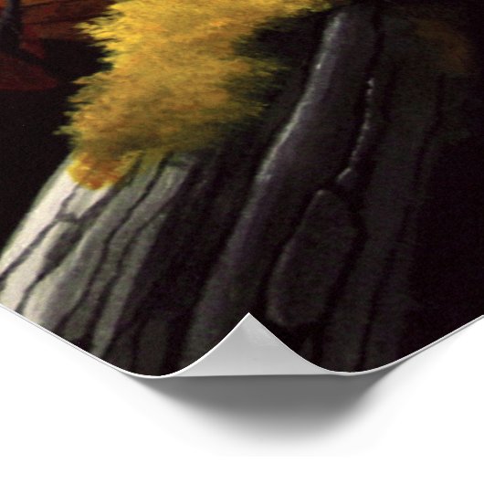 Poster Flacon Locket Automne gothique (Coin)