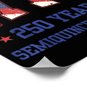 Poster Flag 250 Years 1776-2026 250th Birthday Anniversar (Coin)