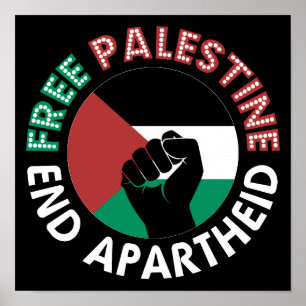 Poster Flag de la Palestine
