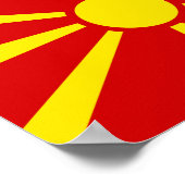 Poster Flag de Macedonia (Coin)