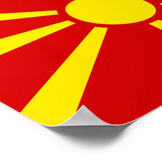 Poster Flag de Macedonia (Coin)