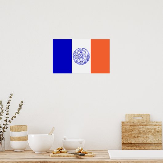 Poster FLag de New York (Cuisine)