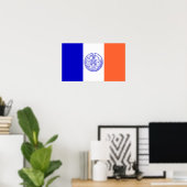 Poster FLag de New York (Bureau à domicile)