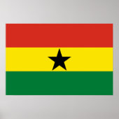 Poster Flag du Ghana (Devant)