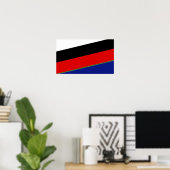 Poster flag mix - drapeau (Bureau à domicile)