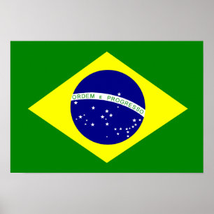 Poster Flag of Brazil