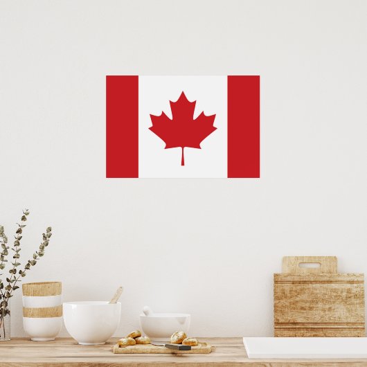 Poster Flag of Canada (Cuisine)