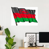 Poster Flag Of Malawi