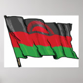 Poster Flag Of Malawi (Devant)